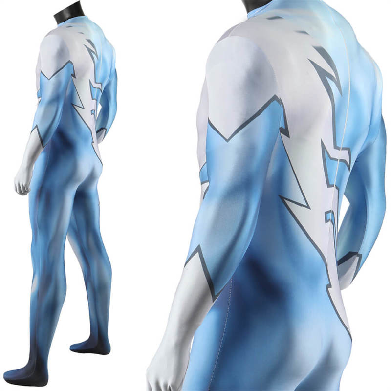 Marvel QuickSilver X-Men Halloween Costume Superhero Cosplay Bodysuit Takerlama