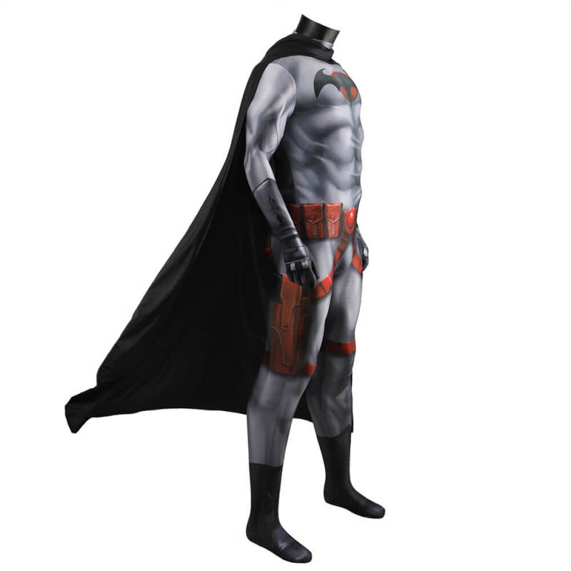 DC Flashpoint Batman Halloween Costume Thomas Wayne Cosplay Jumpsuit Adults Kids Takerlama