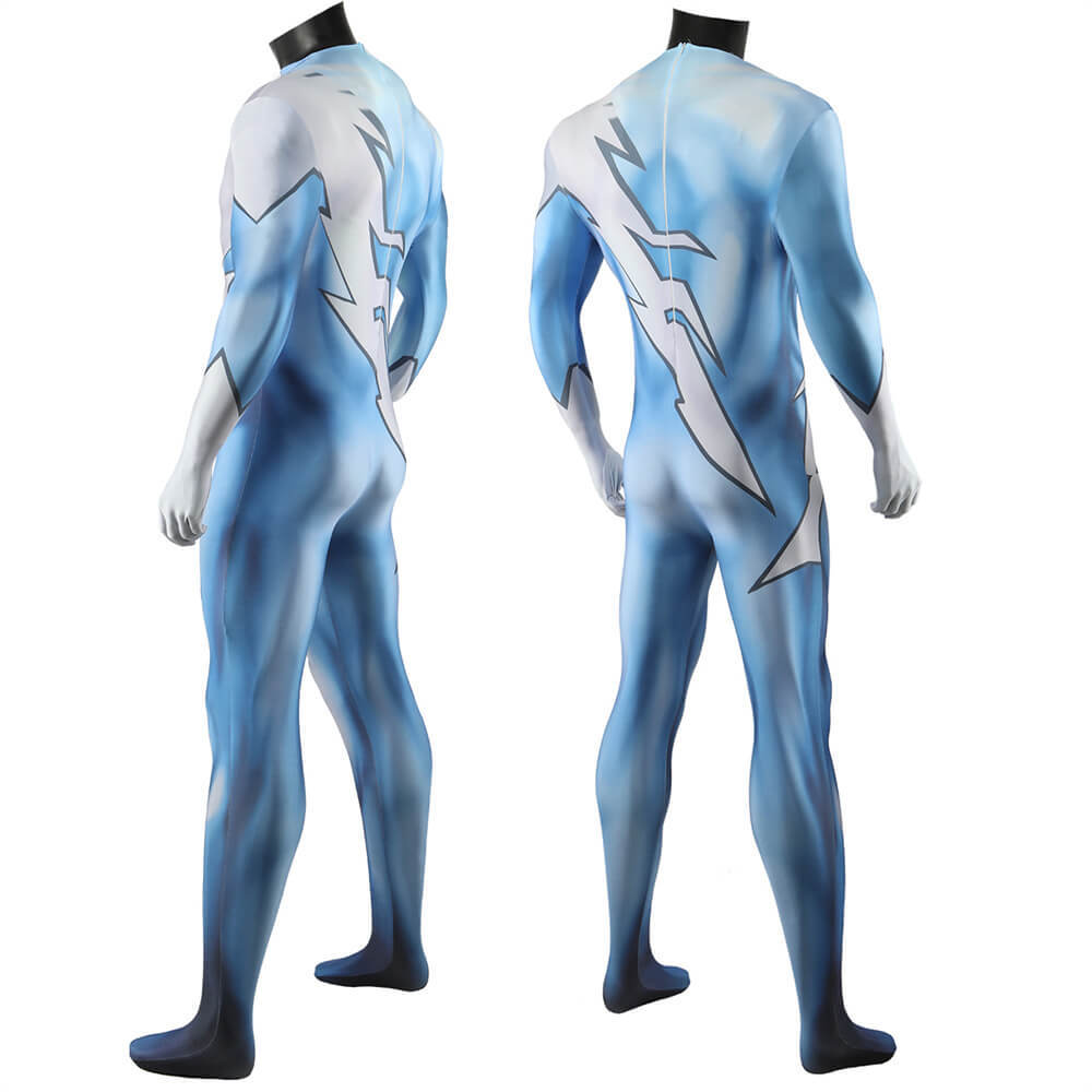 Marvel QuickSilver X-Men Halloween Costume Superhero Cosplay Bodysuit Takerlama