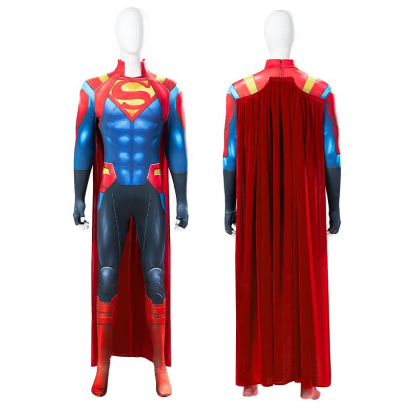 Superboy Halloween Cosplay Costume Superman Comics 2018 Superhero Bodysuit Cloak