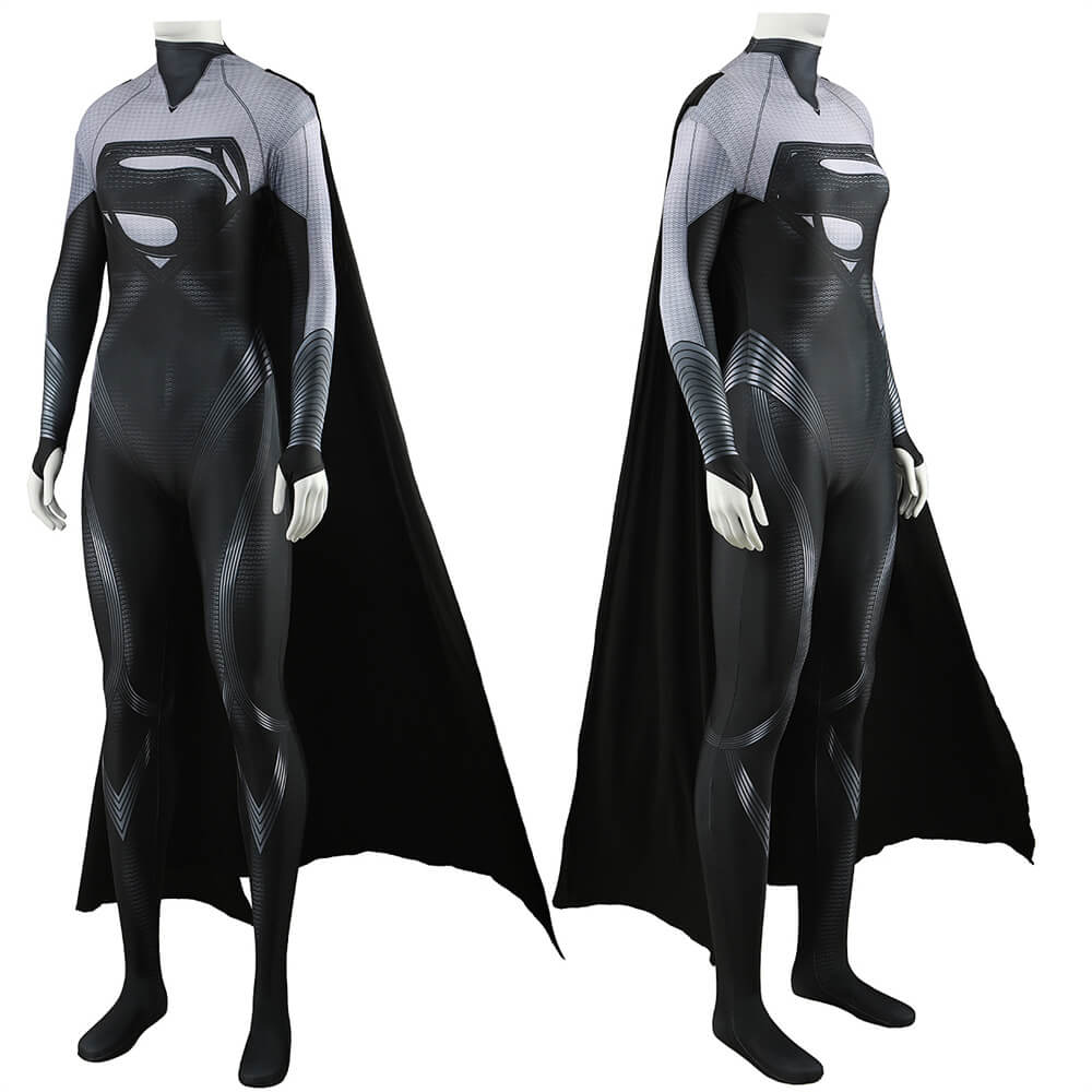 Folder 5 - Supergirl (12'') 黒レコード DC Comic Supergirl Halloween Costume The Flash Movie Superheroe