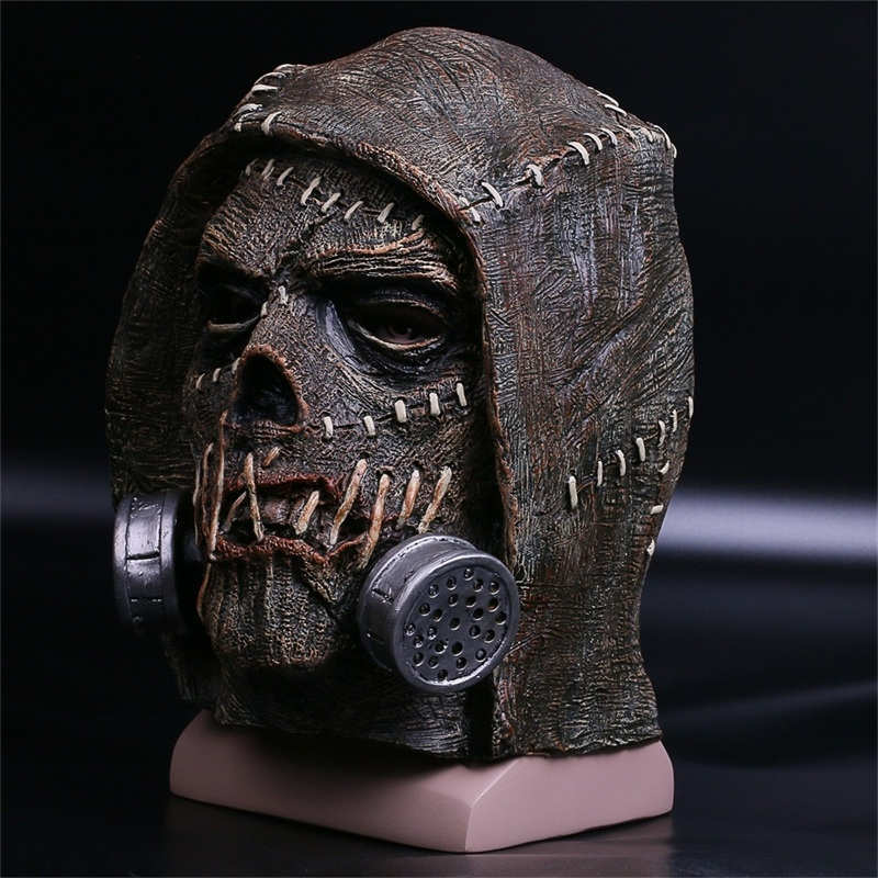 Scarecrow Jonathan Crane Arkham Knight Halloween Mask Batman Gotham City Cosplay Replica Takerlama