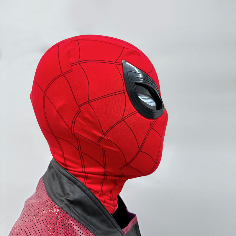 Marvel Spider-Man Far from Home Mask Peter Parker Eyes Movable Electronic Cosplay Headgear Takerlama