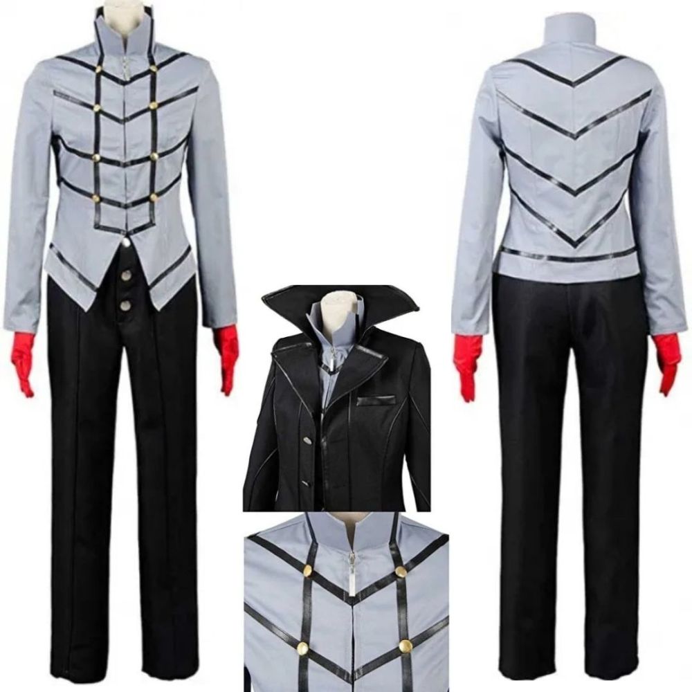 Game Persona 5 Joker Men Outfit Halloween Cosplay Costume
