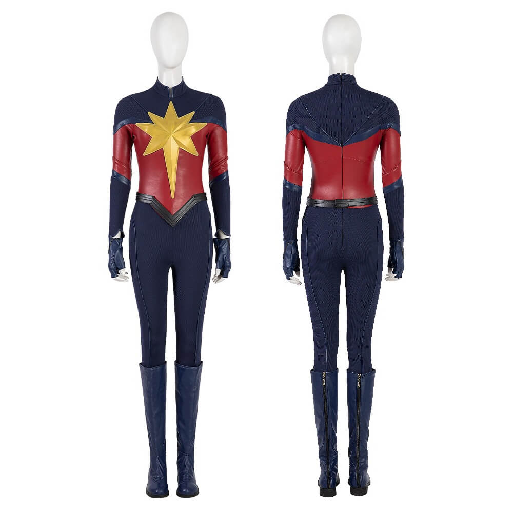 Deluxe Captain Marvel Carol Danvers Halloween Costume The Marvels 2 Takerlama