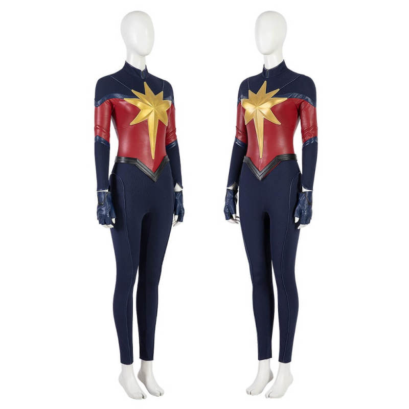 Deluxe Captain Marvel Carol Danvers Halloween Costume The Marvels 2 Takerlama