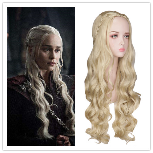 Shops Dragon Mother Daenerys Targaryen costume blonde wig | Little Wig Museum,luxury wig,hairloss, alopeica chemo wig, cosplay costume wig