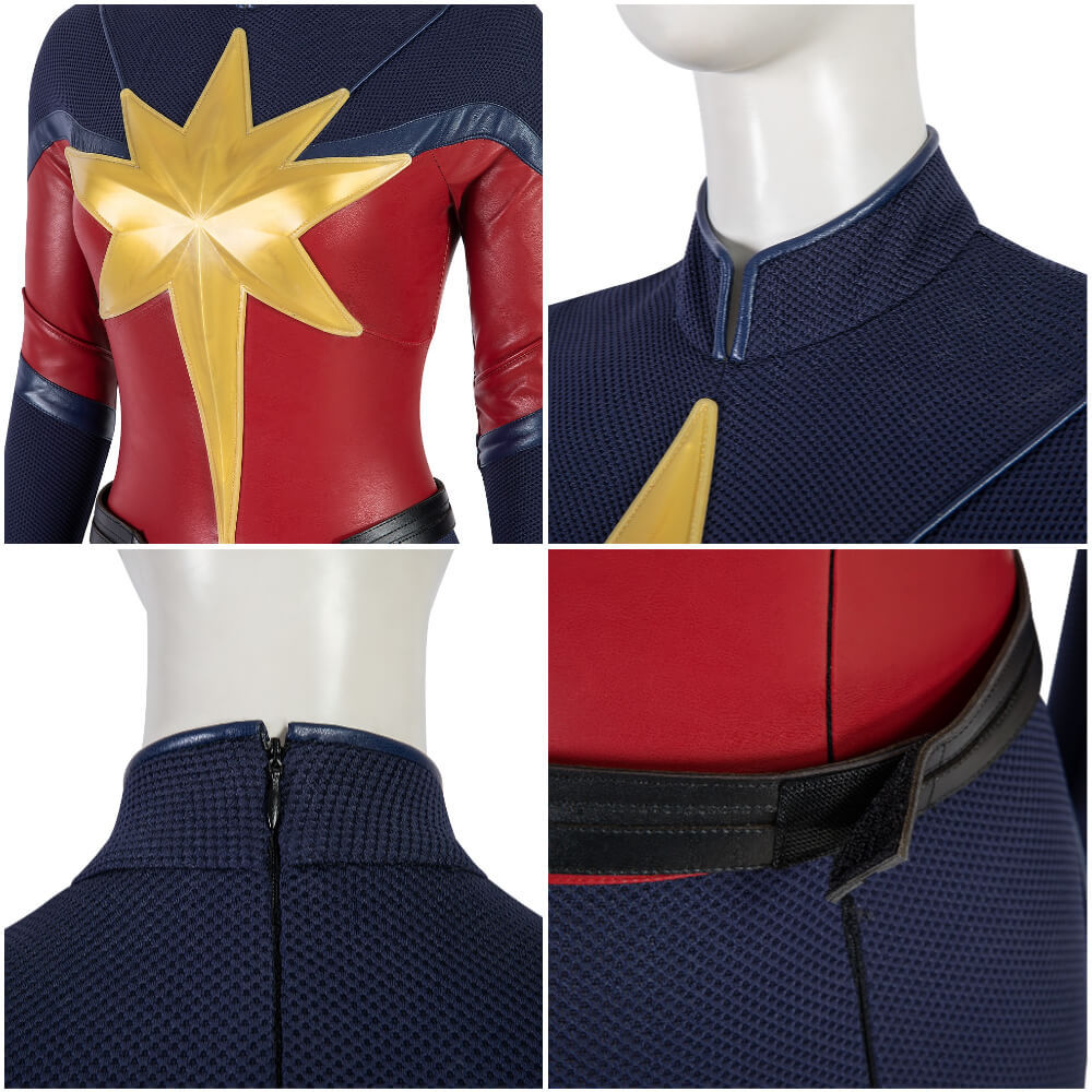 Deluxe Captain Marvel Carol Danvers Halloween Costume The Marvels 2 Takerlama