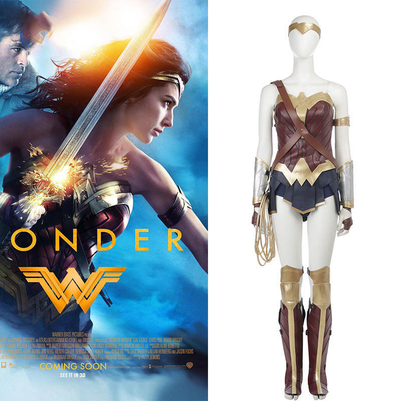 Deluxe Wonder Woman Halloween Costume Justice League Diana Prince Ouftis Takerlama