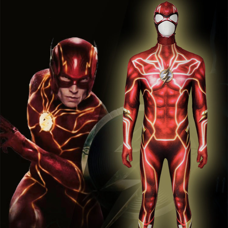 The Flash 2023 Halloween Costume Superhero Barry Allen Zentai Suit In Stock Takerlama