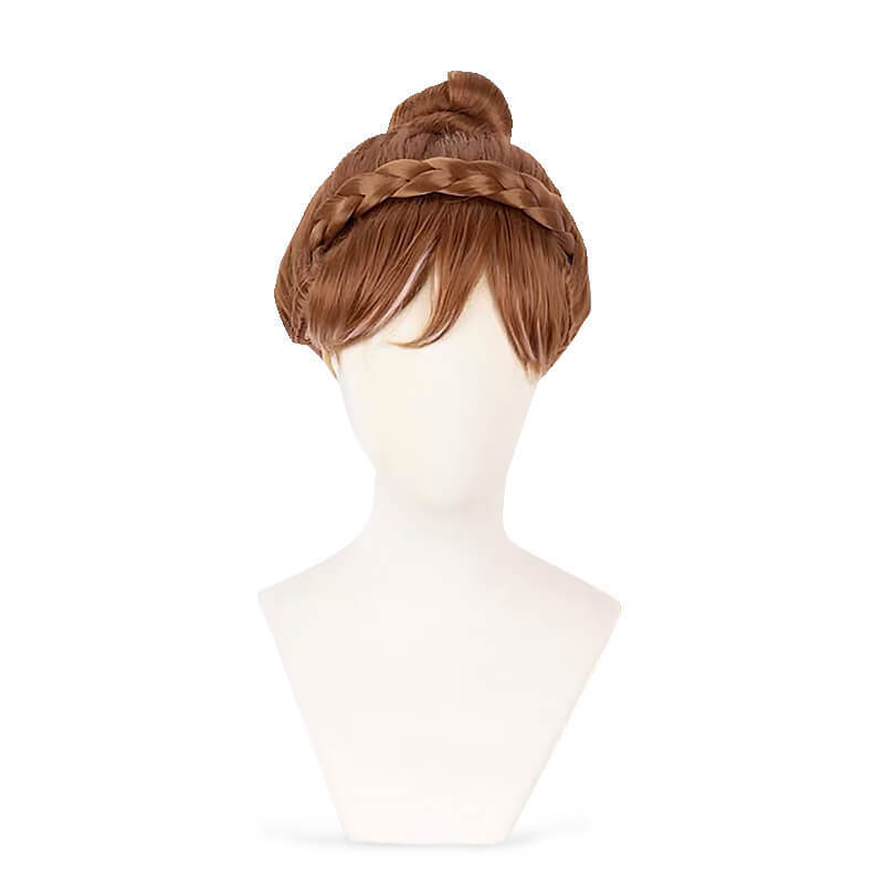 Princess Anna Brown Braid Costume Wigs Adult-Disney Frozen 2 Takerlama