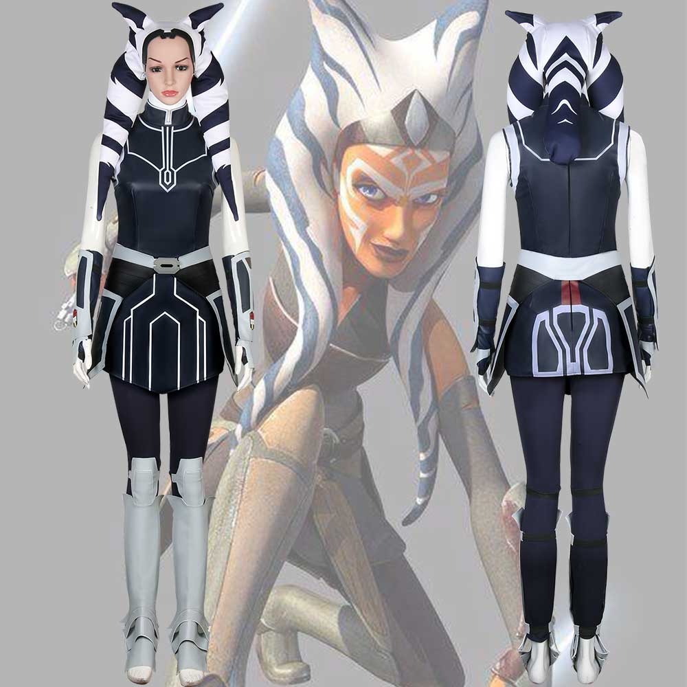 Ahsoka Tano Cosplay Costume Star Wars The Clone Wars L XL XXL In Stock-Takerlama