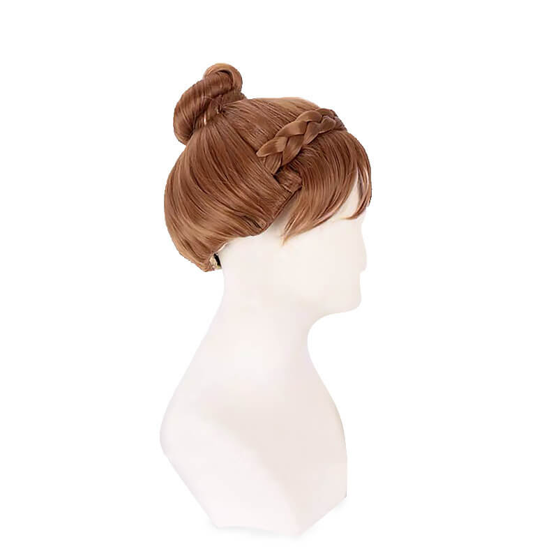 Frozen 2 Adult Anna Brown Hair Braid Disney Princess Wigs For