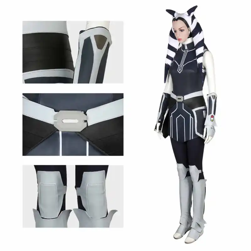 Ahsoka Tano Cosplay Costume Star Wars The Clone Wars In Stock-Takerlama