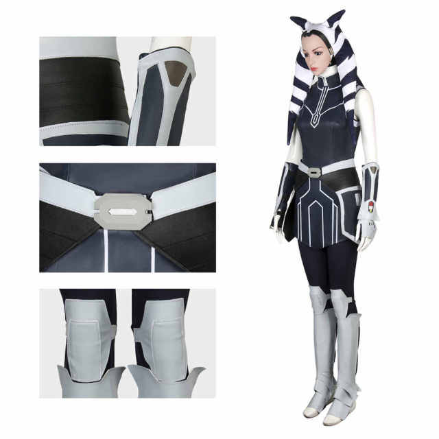 Ahsoka Tano Cosplay Costume Star Wars The Clone Wars In StockTakerlama