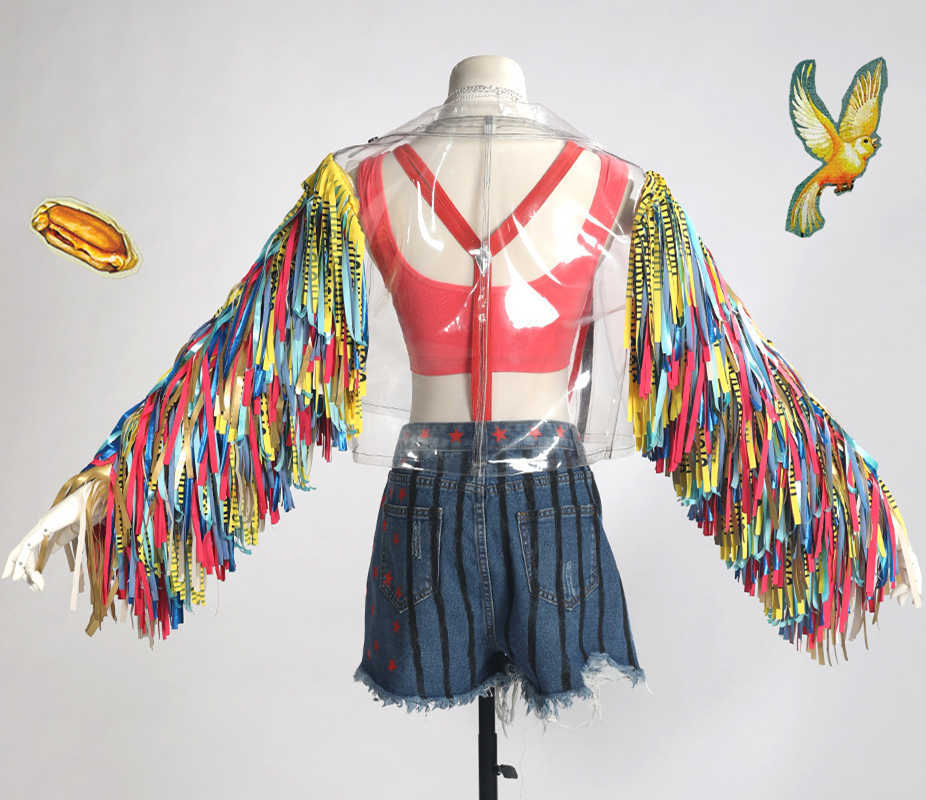 Birds of Prey Harley Quinn Wings Jacket Female Joker Cosplay Outfits Suspenders