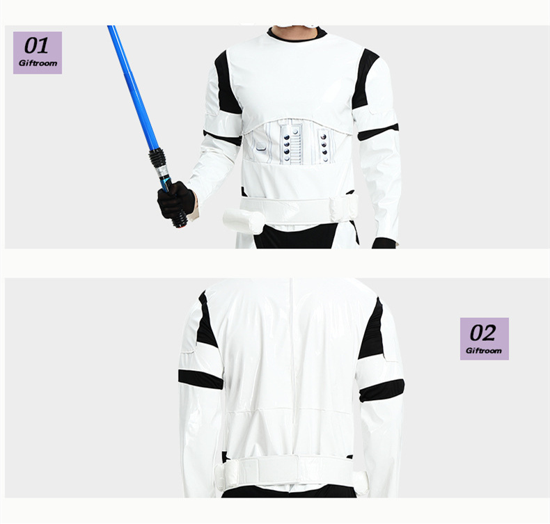 Adult Stormtrooper Halloween Costume Jumpsuit Mask Star Wars In Stock Takerlama