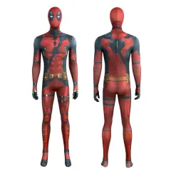 Deadpool 3 Wade Wilson Cosplay Costume Spandex Bodysuit Deadpool & Wolverine Takerlama