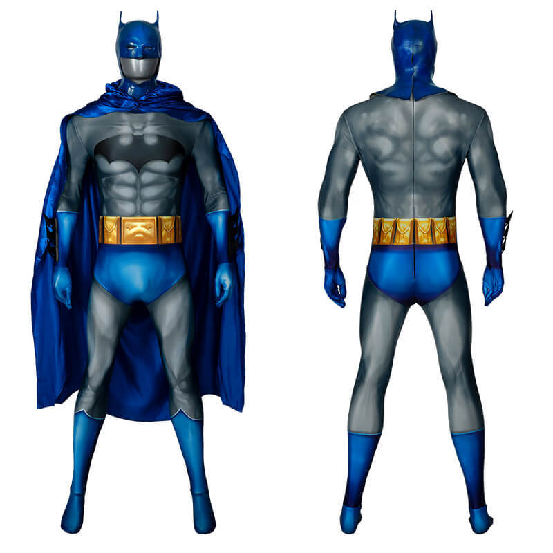 Batman Hush Cosplay Costume Superhero Bodysuit Cloak S M L XL In Stock Takerlama