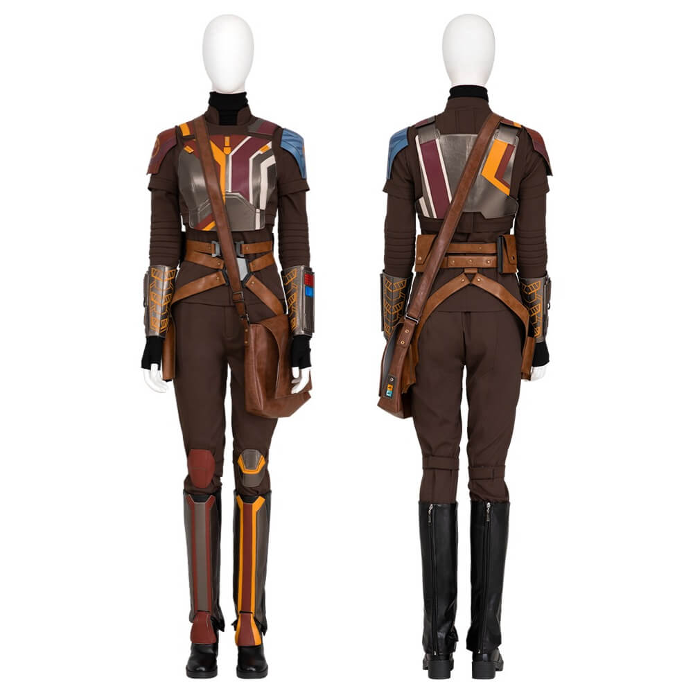 Star Wars Ahsoka Sabine Wren Cosplay Costume Women Battle Suit Takerlama