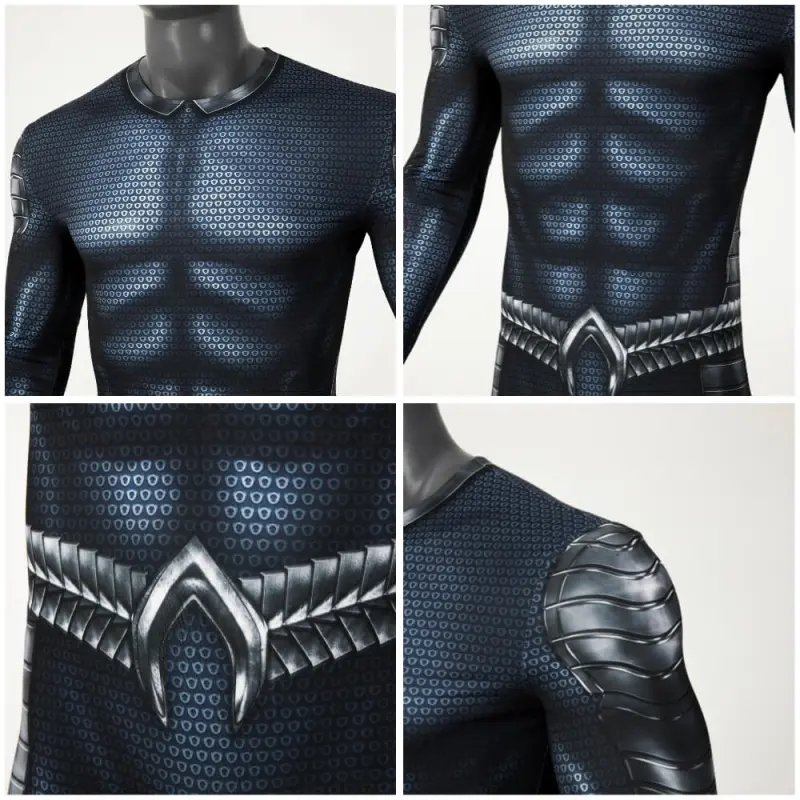 Aquaman and the Lost Kingdom Arthur Curry Cosplay Costume 3D Printed Jumpsuit Takerlama