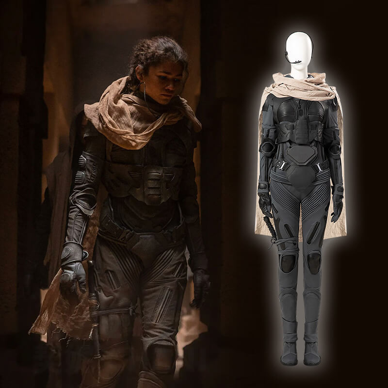 Deluxe Dune Chani Stillsuit Halloween Cosplay Costume Part Two Women's Outfit Takerlama