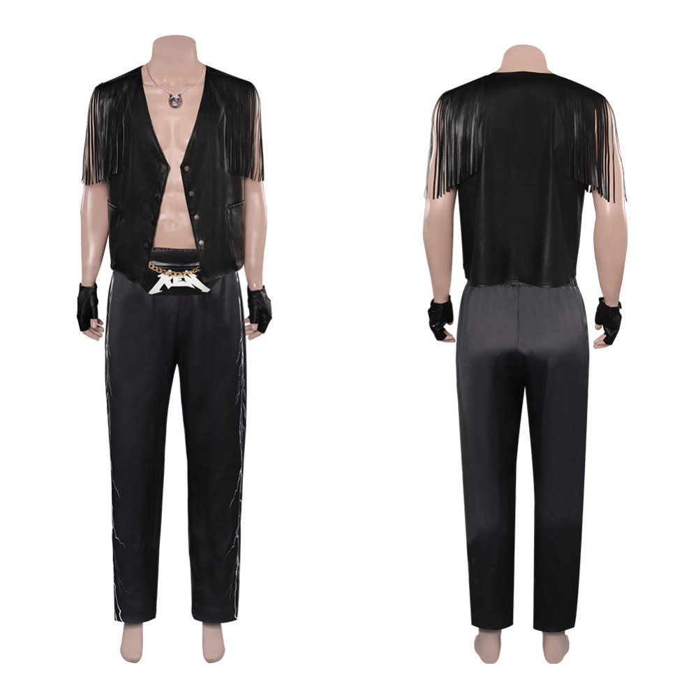 Adult Rebel Rocker Ken Biker Costume Retro Outfits Takerlama
