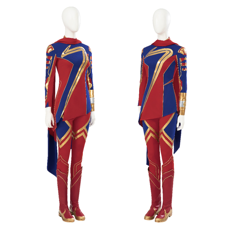 The Marvels Ms. Marvel Kamala Khan Cosplay Costume Boots Takerlama
