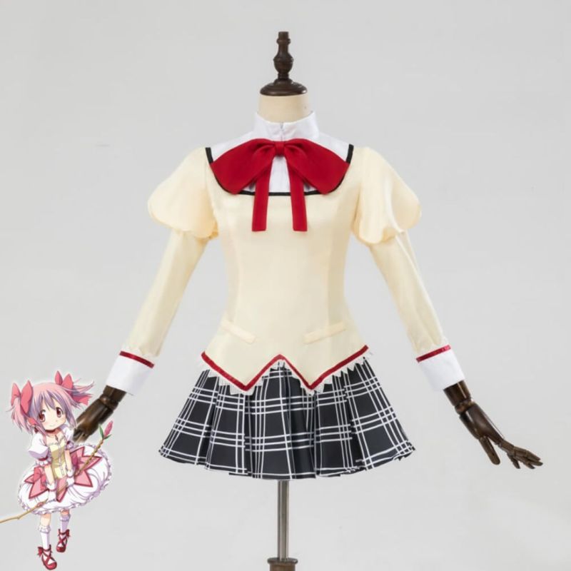 Kaname Madoka Cosplay Costume- Anime Puella Magi Madoka Magica   Takerlama