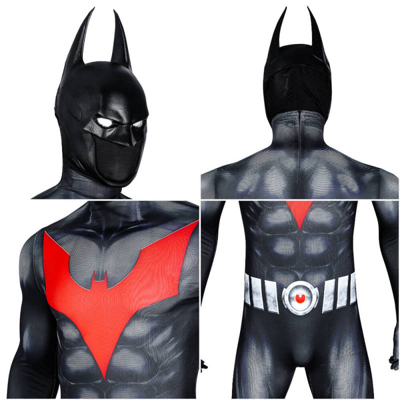 DC Batman Beyond Cosplay Costume Bruce Wayne Jumpsuit-Batman of the Future