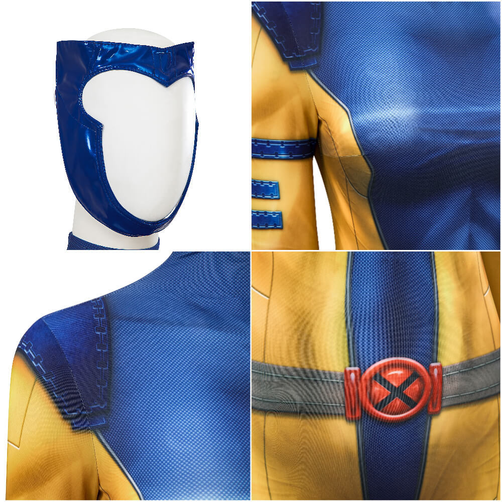 X-Men Marvel Girl Jean Elaine Grey Costume Phoenix Cosplay Bodysuit Takerlama