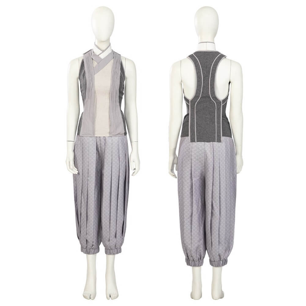 Star Wars Ahsoka Tano White Cosplay Costume Takerlama