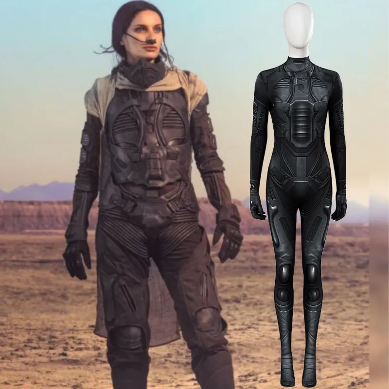 Dune Stillsuit Arrakis Lady Jessica Cosplay Costume 3D Printed Jumpsuit Takerlama