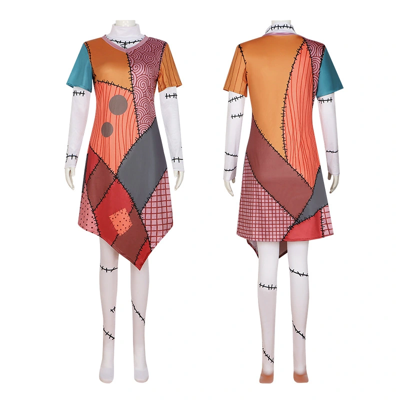 Adult Disney The Nightmare Before Christmas Sally Costume Fancy Dress Takerlama