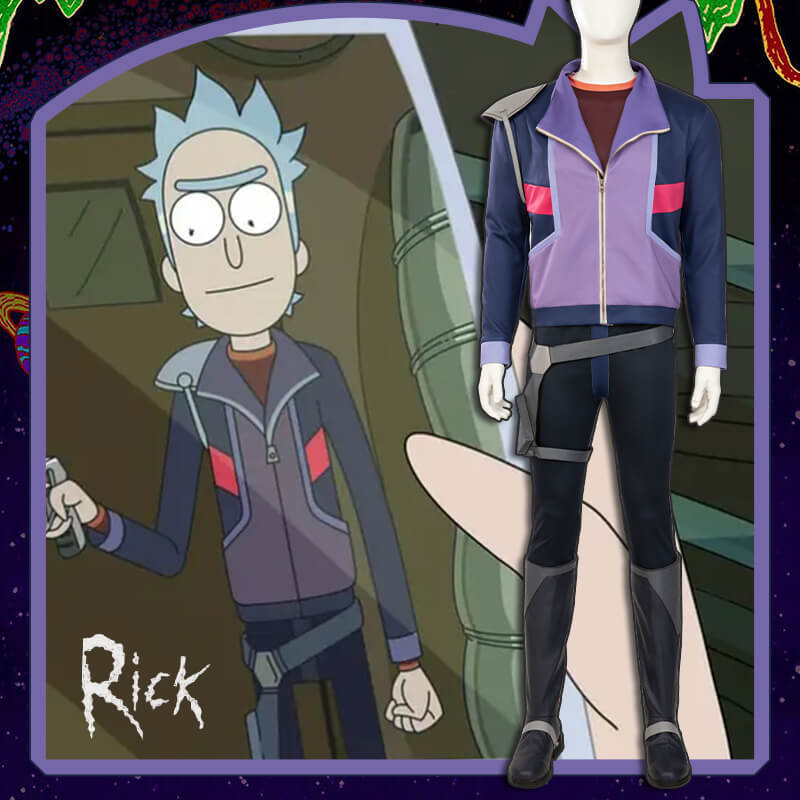 Rick and Morty SEAL Team Rick Costume for Adults Takerlama