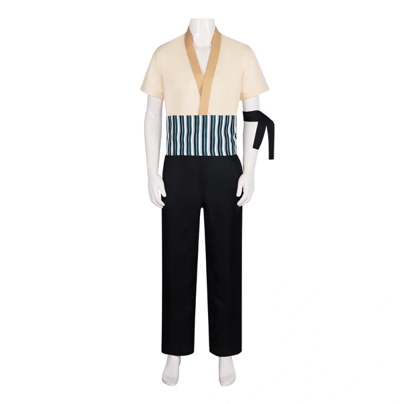 One Piece Roronoa Zoro Cosplay Costume White Outfits Halloween Carniva Comic-Con Takerlama