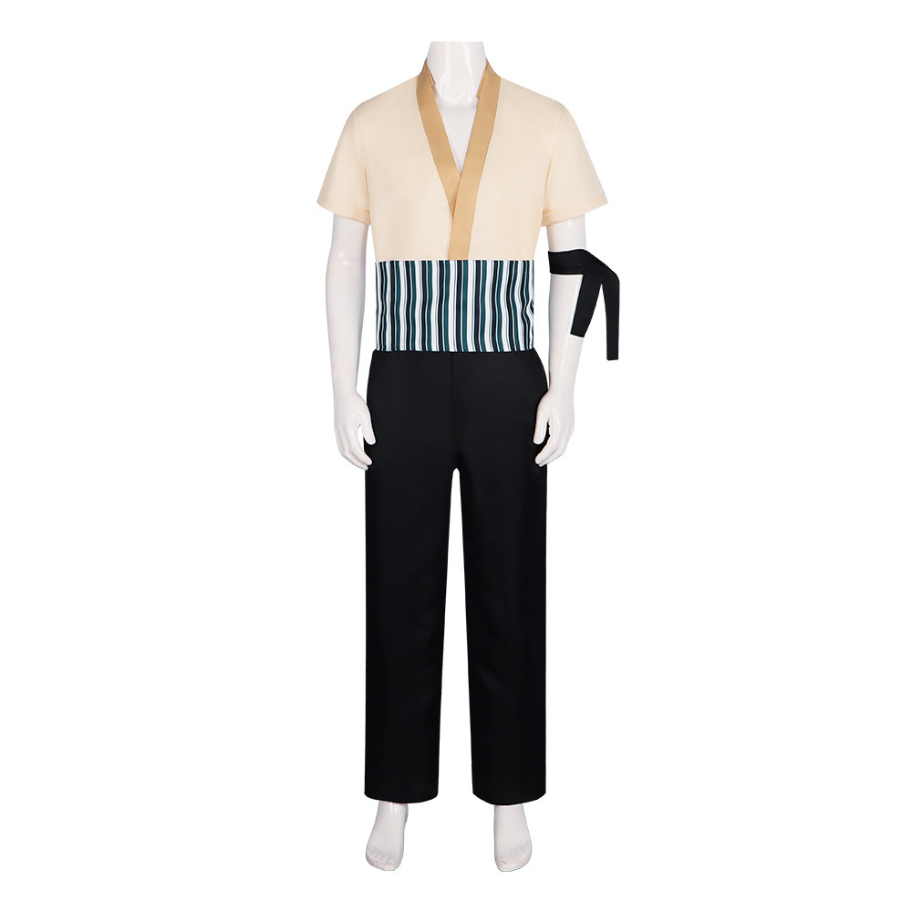 One Piece Roronoa Zoro Cosplay Costume White Outfits Halloween Carniva Comic-Con Takerlama