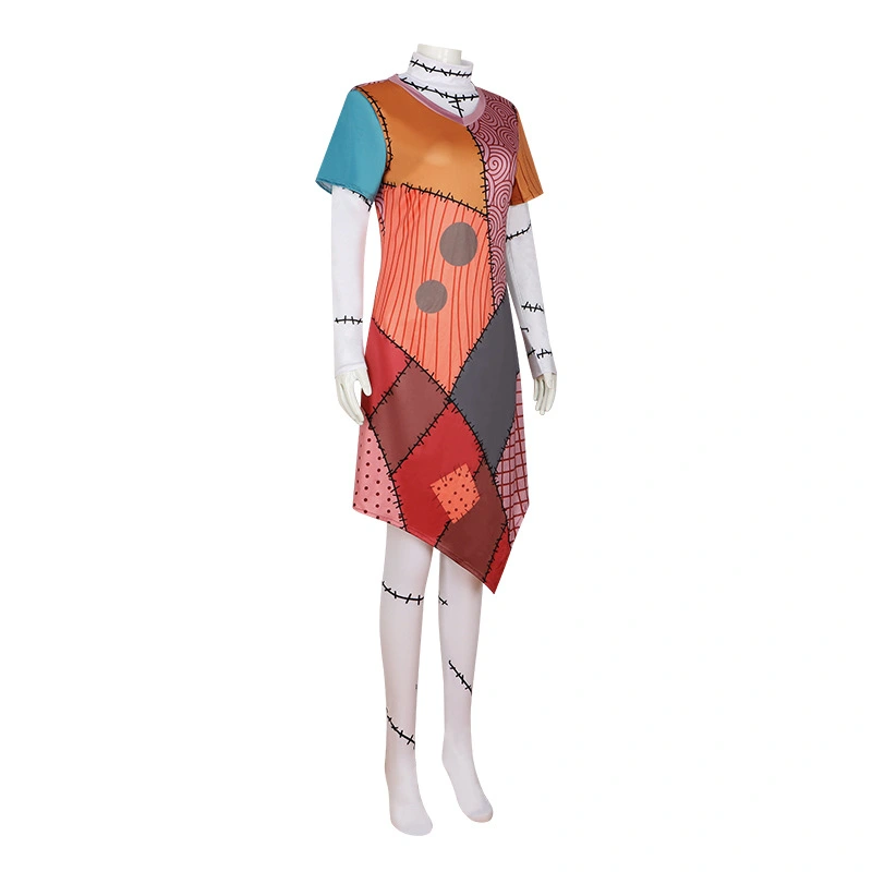 Adult Disney The Nightmare Before Christmas Sally Costume Fancy Dress Takerlama