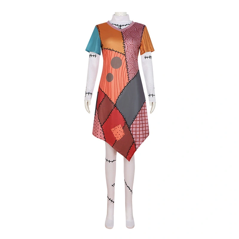 Adult Disney The Nightmare Before Christmas Sally Costume Fancy Dress Takerlama
