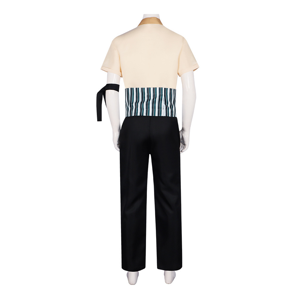 One Piece Roronoa Zoro Cosplay Costume White Outfits Halloween Carniva Comic-Con Takerlama