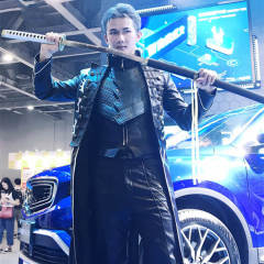 Devil May Cry 5 Vergil Cosplay Costume XS S M L 2XL In Stock Takerlama