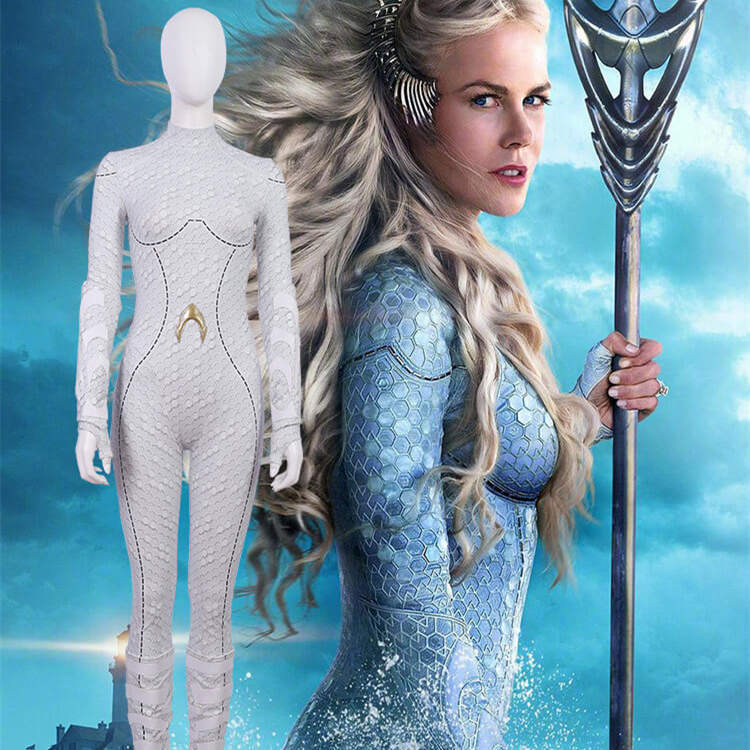 Deluxe Aquaman 2 Queen Atlanna Cosplay Costume Aquaman and the Lost Kingdom Takerlama