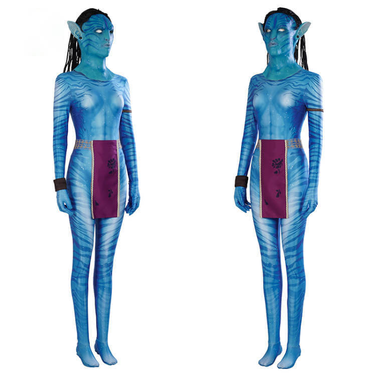 Avatar 2 Neytiri Cosplay Costume Jumpsuit Mask Women Takerlama