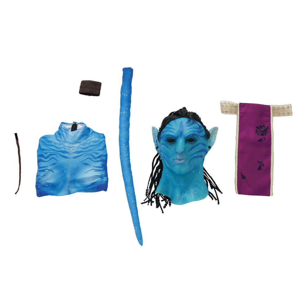 Avatar 2 Neytiri Cosplay Costume Jumpsuit Mask Women Takerlama