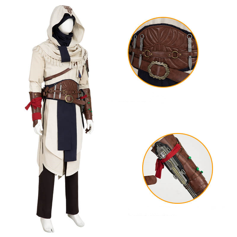 Deluxe Adult Ezio White Costume Takerlama
