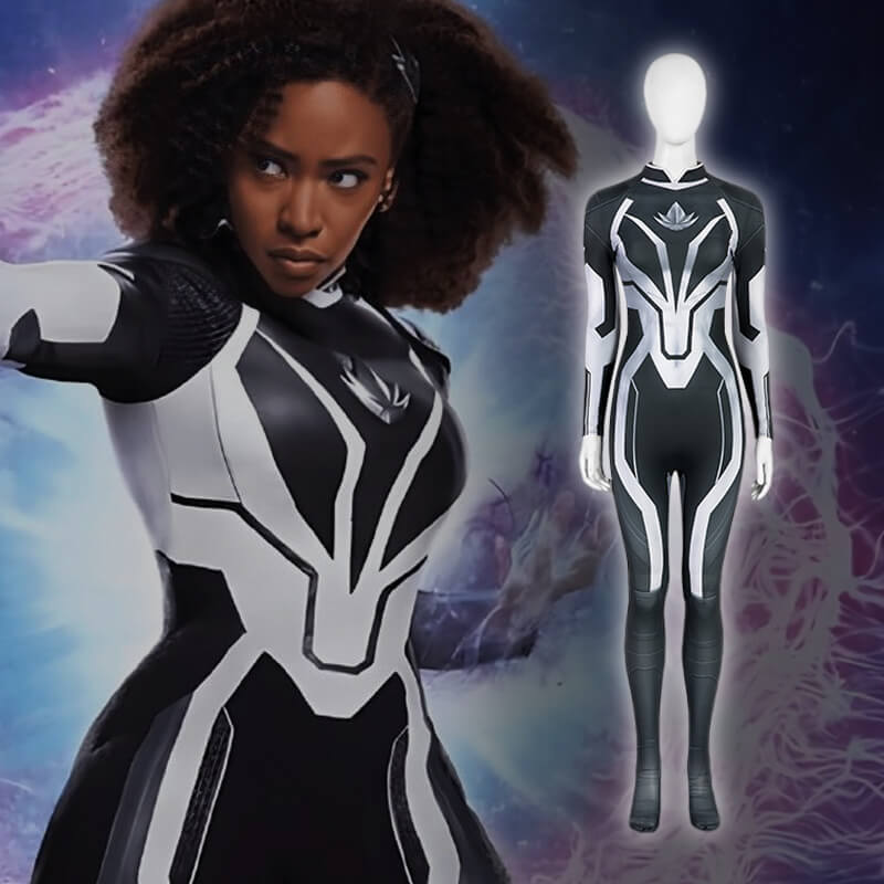 Monica Rambeau Halloween Costume Jumpsuit-The Captain Marvel 2 Takerlama