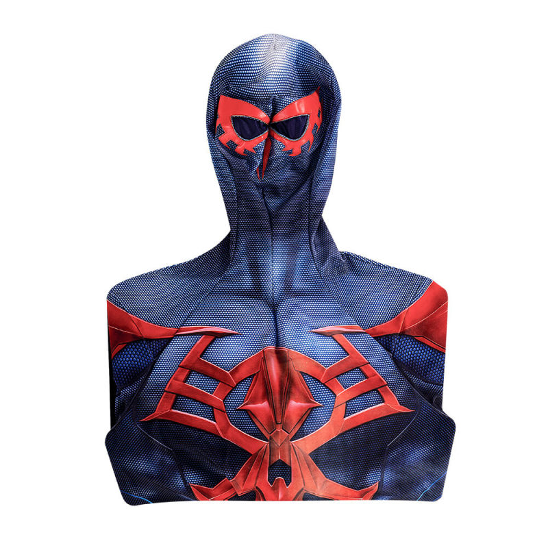 Spider-Man 2099 Costume Marvel Comics Miguel O'Hara Cosplay Jumpsuit Takerlama