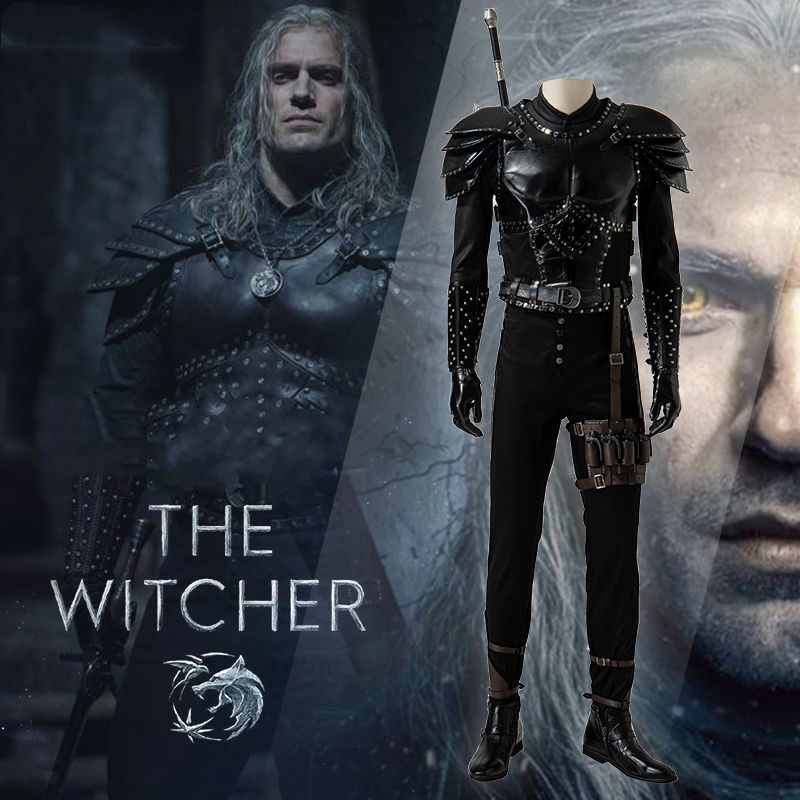 The Witcher Season 2 Geralt of Rivia Cosplay Costume (Without Sword, Shoes&Necklace)