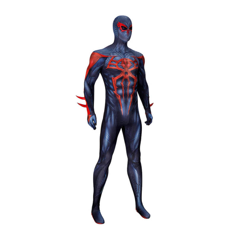 Spider-Man 2099 Costume Marvel Comics Miguel O'Hara Cosplay Jumpsuit Takerlama