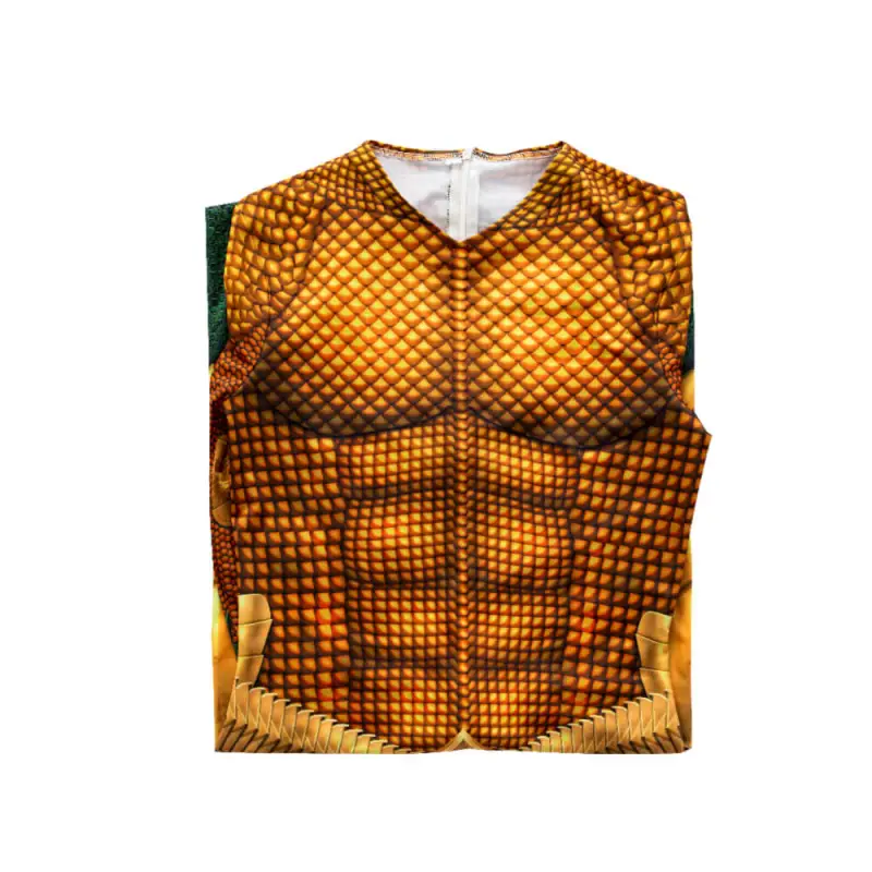 Aquaman New Costume Adults DC Movie Arthur Curry Gold Suit Aquaman and the Lost Kingdom Takerlama